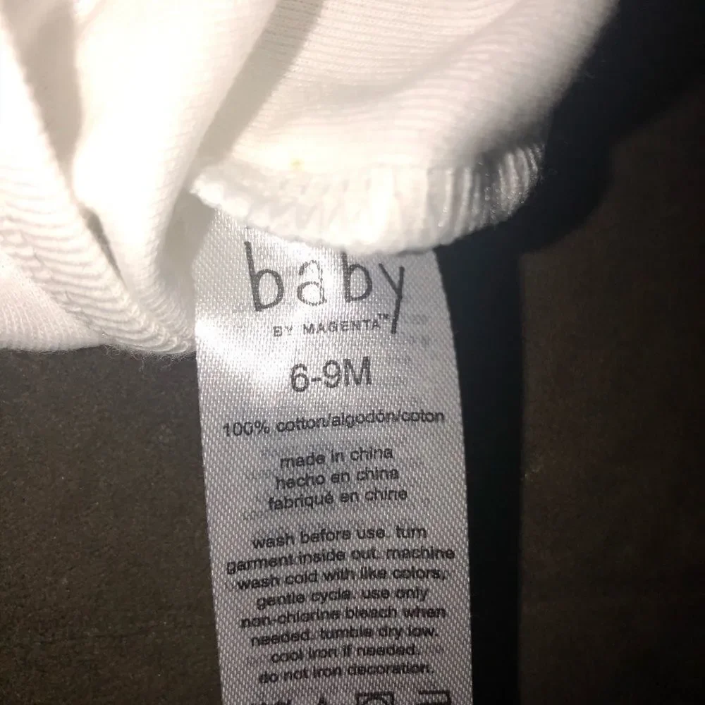 NWOT Baby 6-9M Rae Dunn Worth The Wait Onesie